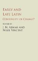 Portada de Early and Late Latin