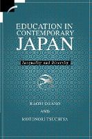Portada de Education in Contemporary Japan
