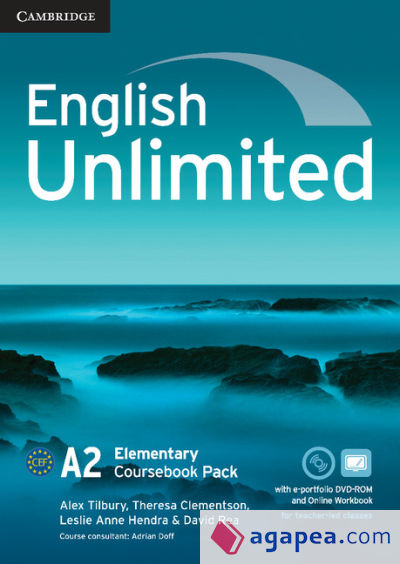 English Unlimited Elementary Coursebook with e-Portfolio and Online Workbook Pack