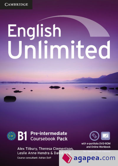 English Unlimited Pre-intermediate Coursebook with e-Portfolio and Online Workbook Pack