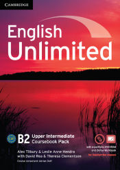 Portada de English Unlimited Upper Intermediate Coursebook with e-Portfolio and Online Workbook Pack