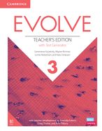 Portada de Evolve 3 (B1). Teacher's edition with test generator