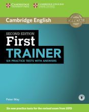 Portada de First Trainer. Six practice tests with answers with audio