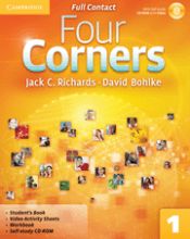 Portada de Four Corners Level 1 Full Contact with Self-study CD-ROM