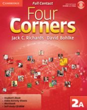 Portada de Four Corners Level 2 Full Contact A with Self-study CD-ROM