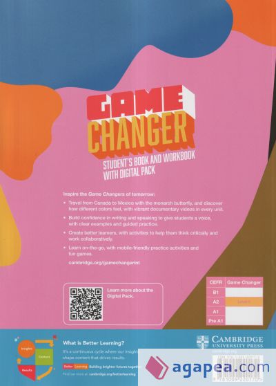 Game Changer Level 2 Student's Book and Workbook with Digital Pack