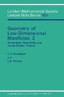 Portada de Geometry of Low-Dimensional Manifolds