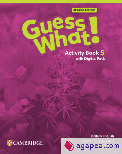 Guess What! British English Updated Level 5 Activity Book with Digital Pack