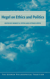 Portada de Hegel on Ethics and Politics