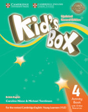 Portada de Kid's Box Level 4 Activity Book with Online Resources British English