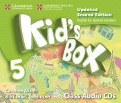 Portada de Kid's Box Level 5 Class Audio CDs (4) Updated English for Spanish Speakers 2nd Edition