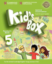 Portada de Kid's Box Level 5 Teacher's Book Updated English for Spanish Speakers 2nd Edition