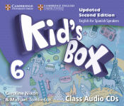 Portada de Kid's Box Level 6 Class Audio CDs (4) Updated English for Spanish Speakers 2nd Edition