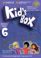 Portada de Kid's Box Level 6 Teacher's Resource Book with Audio CDs (2) Updated English for Spanish Speakers 2nd Edition