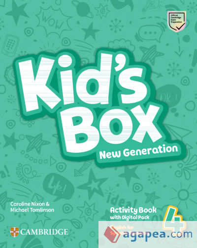 Kid's Box New Generation English for Spanish Speakers Level 4 Activity Book with Home Booklet and Digital Pack