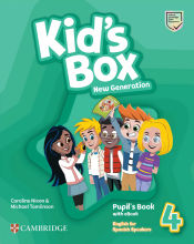 Portada de Kid's Box New Generation English for Spanish Speakers Level 4 Pupil's Book with eBook