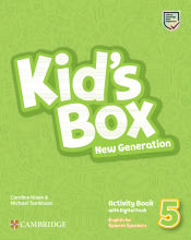 Portada de Kid's Box New Generation English for Spanish Speakers Level 5 Activity Book with Home Booklet and Digital Pack