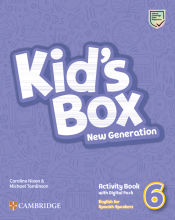 Portada de Kid's Box New Generation English for Spanish Speakers Level 6 Activity Book with Home Booklet and Digital Pack