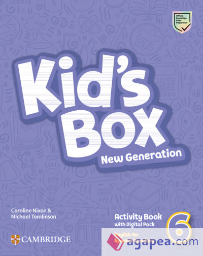 Kid's Box New Generation English for Spanish Speakers Level 6 Activity Book with Home Booklet and Digital Pack