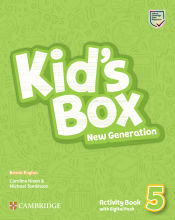 Portada de Kid's Box New Generation Level 5 Activity Book with Digital Pack British English