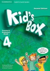 Portada de Kid’s Box for Spanish Speakers 4 : teacher’s resource book with Audio CD