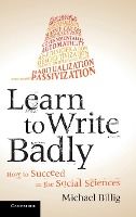 Portada de Learn to Write Badly