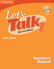 Portada de Let's Talk 1 Teacher's Manual [With Quizzes & Tests Audio CD]