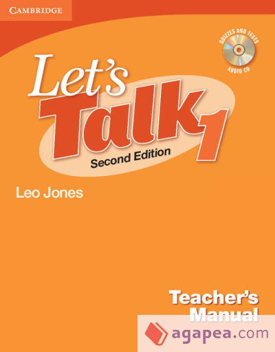 Let's Talk 1 Teacher's Manual [With Quizzes & Tests Audio CD]