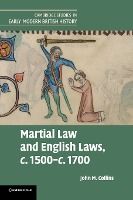 Portada de Martial Law and English Laws, c.1500-c.1700