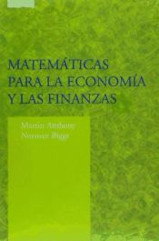 Portada de Matemáticas para la economía y las finanzas