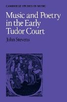 Portada de Music and Poetry in the Early Tudor Court