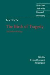 Portada de Nietzsche: the Birth of Tragedy and Other Writings