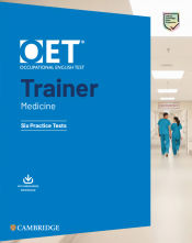 Portada de OET Trainers Medicine Six Practice Tests with Answers with Resource Download