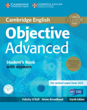 Portada de Objective Advanced Student's Book Pack (Student's Book with Answers with CD-ROM and Class Audio CDs (2)) 4th Edition