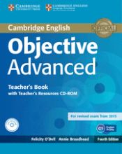 Portada de Objective Advanced Teacher's Book with Teacher's Resources CD-ROM 4th Edition