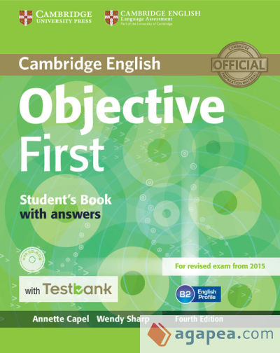 Objective First Student's Book with Answers with CD-ROM with Testbank 4th Edition