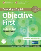 Portada de Objective First. Student's Book with answers with CD-ROM
