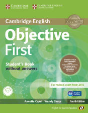 Portada de Objective First for Spanish Speakers Student's Pack with Answers (Student's Book with CD-ROM