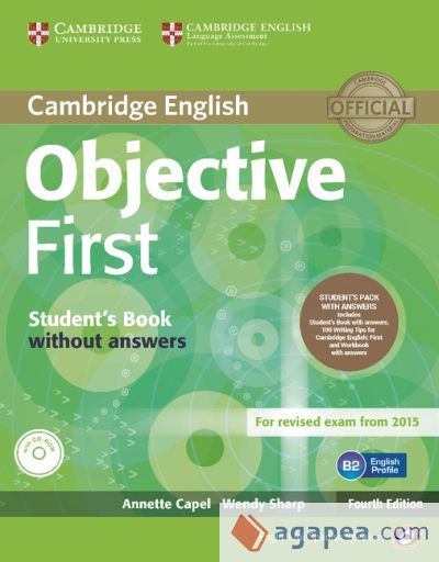 Objective First for Spanish Speakers Student's Pack with Answers (Student's Book with CD-ROM