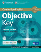 Portada de Objective Key Student's Book without Answers with CD-ROM with Testbank 2nd Edition