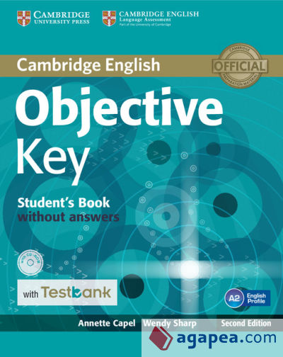 Objective Key Student's Book without Answers with CD-ROM with Testbank 2nd Edition