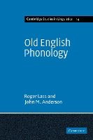 Portada de Old English Phonology