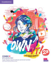 Portada de Own it!. Combo B Student's Book and workbook with Practice Extra. Level 2