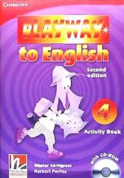 Portada de Playway to English Level 4 Activity Book with CD-ROM 2nd Edition