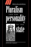 Portada de Pluralism and the Personality of the State