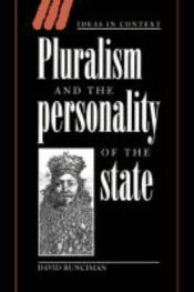 Portada de Pluralism and the Personality of the State