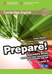 Portada de Prepare! Level 6, teacher's book with DVD and teacher's resources online