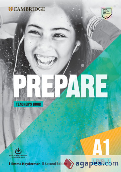 Prepare Second edition. Teacher's Book with Downloadable Resource Pack. Level 1