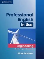 Portada de Professional English in Use: Engineering