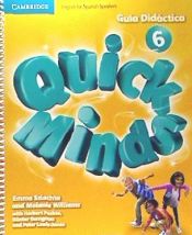 Portada de Quick Minds 6 : guía didáctica